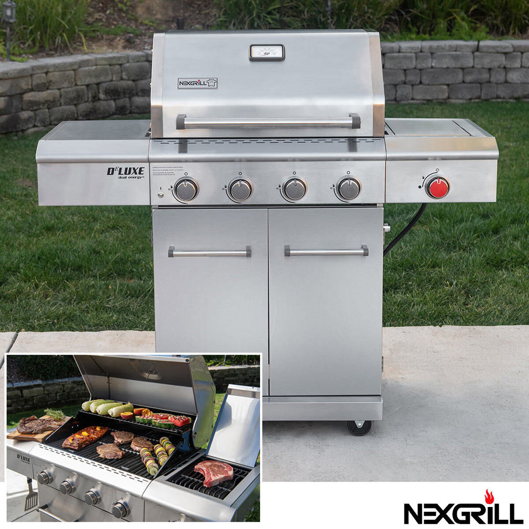 Nexgrill 7 Burner Stainless Steel Gas Barbecue + Side Bur