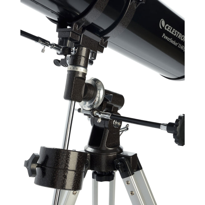 Celestron Powerseeker 114EQ Telescope with Motor Drive, Phone Adapter and Moon F