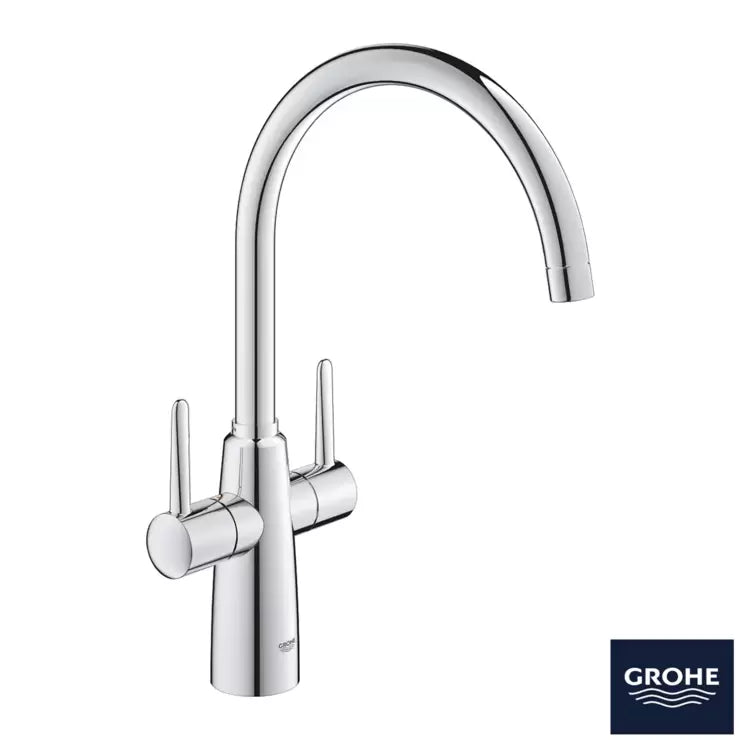GROHE Ambi Dual Lever Kitchen Mixer Tap