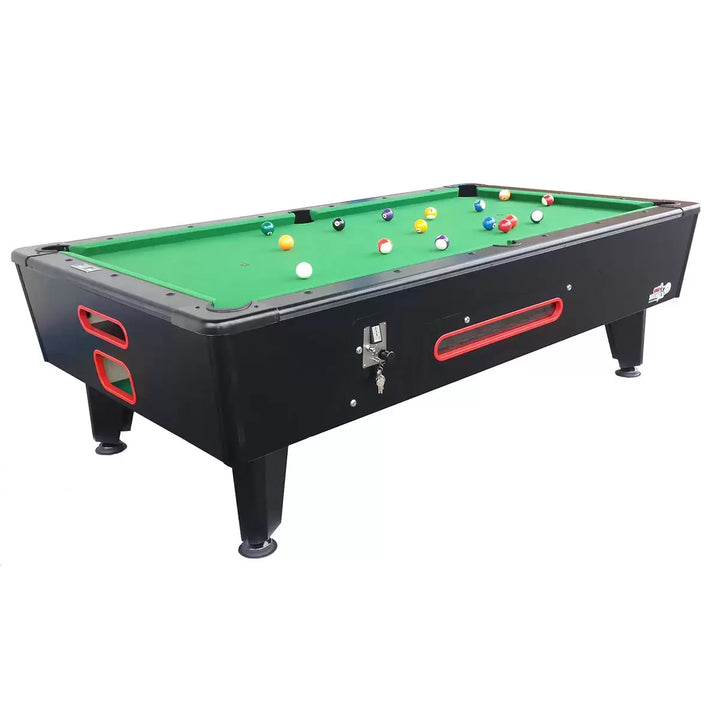 Installed Roberto Sport 7ft Top Slate Pool Table Multi-Layered Plywood Covered with Laminate  - 19mm Pure Italian Slate Playing Surface  - High Quality Wool Cloth