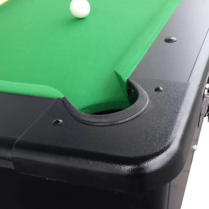 Installed Roberto Sport 7ft Top Slate Pool Table Multi-Layered Plywood Covered with Laminate  - 19mm Pure Italian Slate Playing Surface  - High Quality Wool Cloth