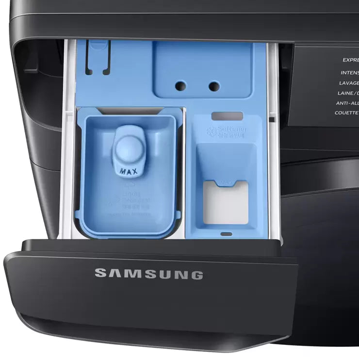 Samsung WF18T8000GV/EU, 18kg Large Capacity Washing Machine, C Rated in Black