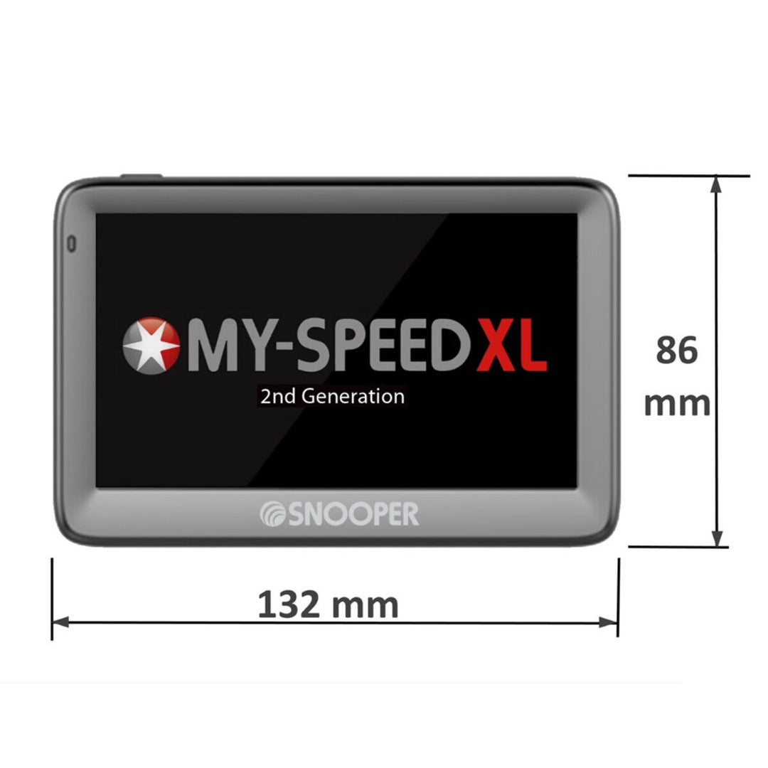 Snooper MySpeed XL DVR Gen3 1080p - Speed Awareness, Speed Camera Locator & Dash