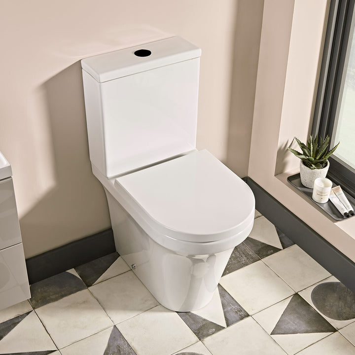 Tavistock Aston Comfort Height Fully Enclosed Toilet with Pan, Cistern and Seat