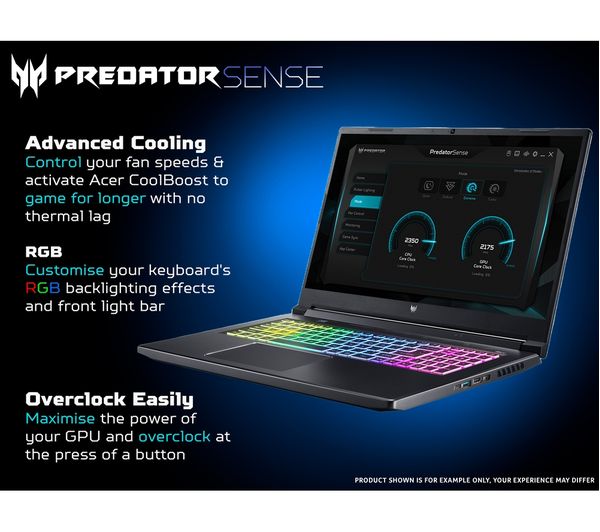 ACER Predator Helios 300 17.3" Gaming Laptop - Intel® Core™ i9, RTX 3070, 1 TB SSD
