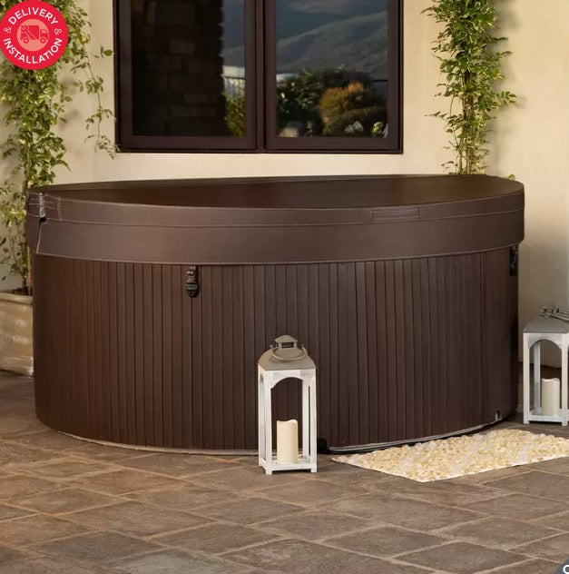 Superior Spa 21-Jet Venice Roto Molded 5 Person Hot Tub in Beige - Delivered and Installed